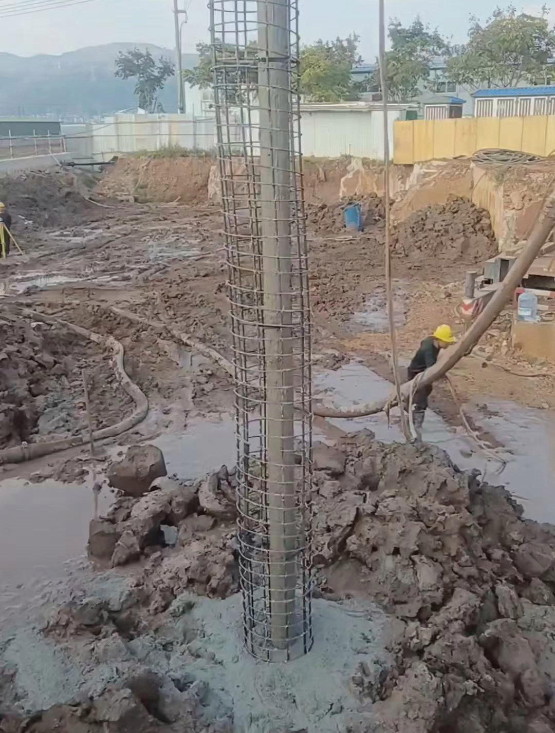 焦作温县长螺旋钻孔压灌桩